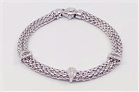 Bracciale Fope Donna Ines in Oro bianco Diamante 715B BBR - 715B BBR